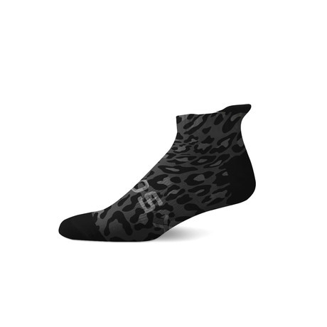 NOGAVICE SOX LEOPARD BLACK