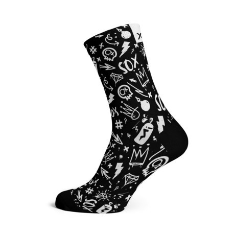 pohodnistvo-in-tek/SOX-Nogavice-DOODLE-BLACK-012-1