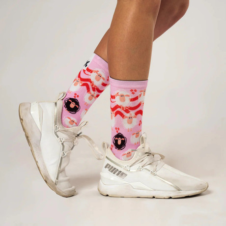 SOX Nogavice PINK SHEEP